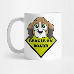 Beagle on board Mug